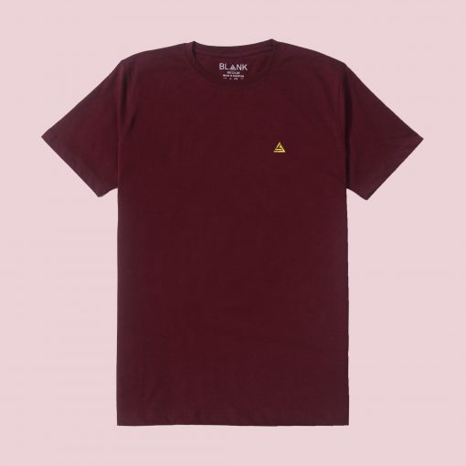 Maroon Crew Neck. Regular fit