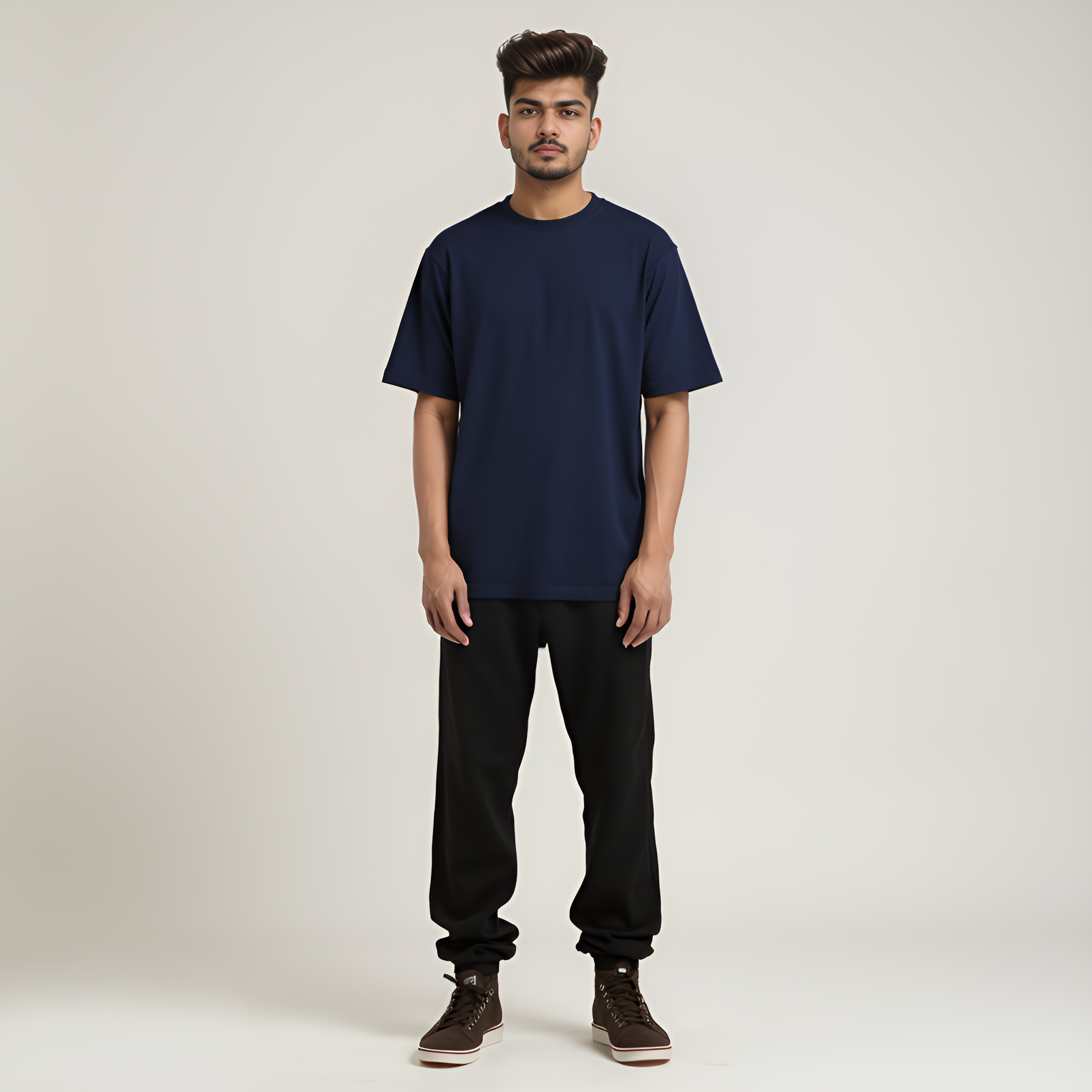 Navy Blue Over Sized T-shirt