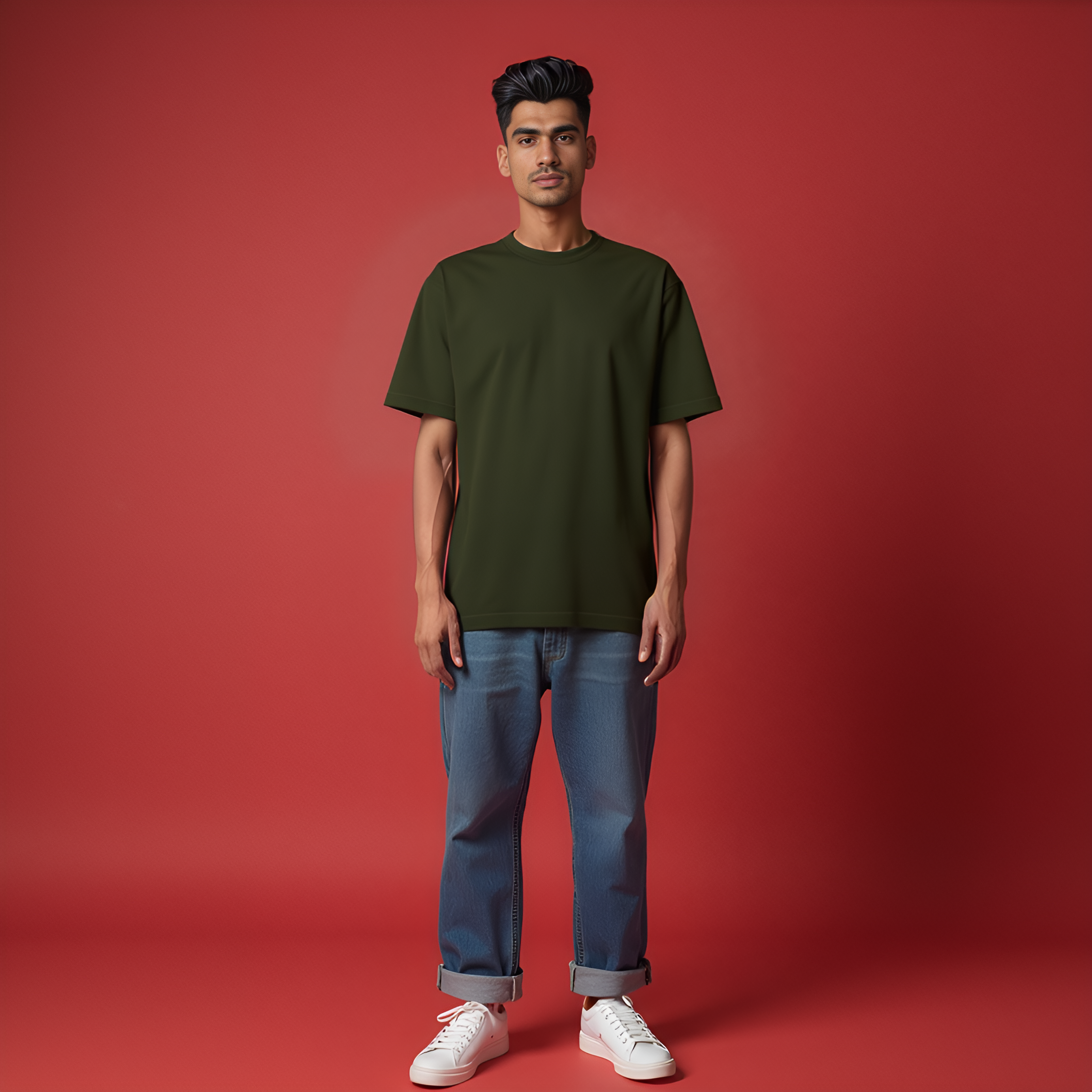 Forest Green Over Sized T-shirt