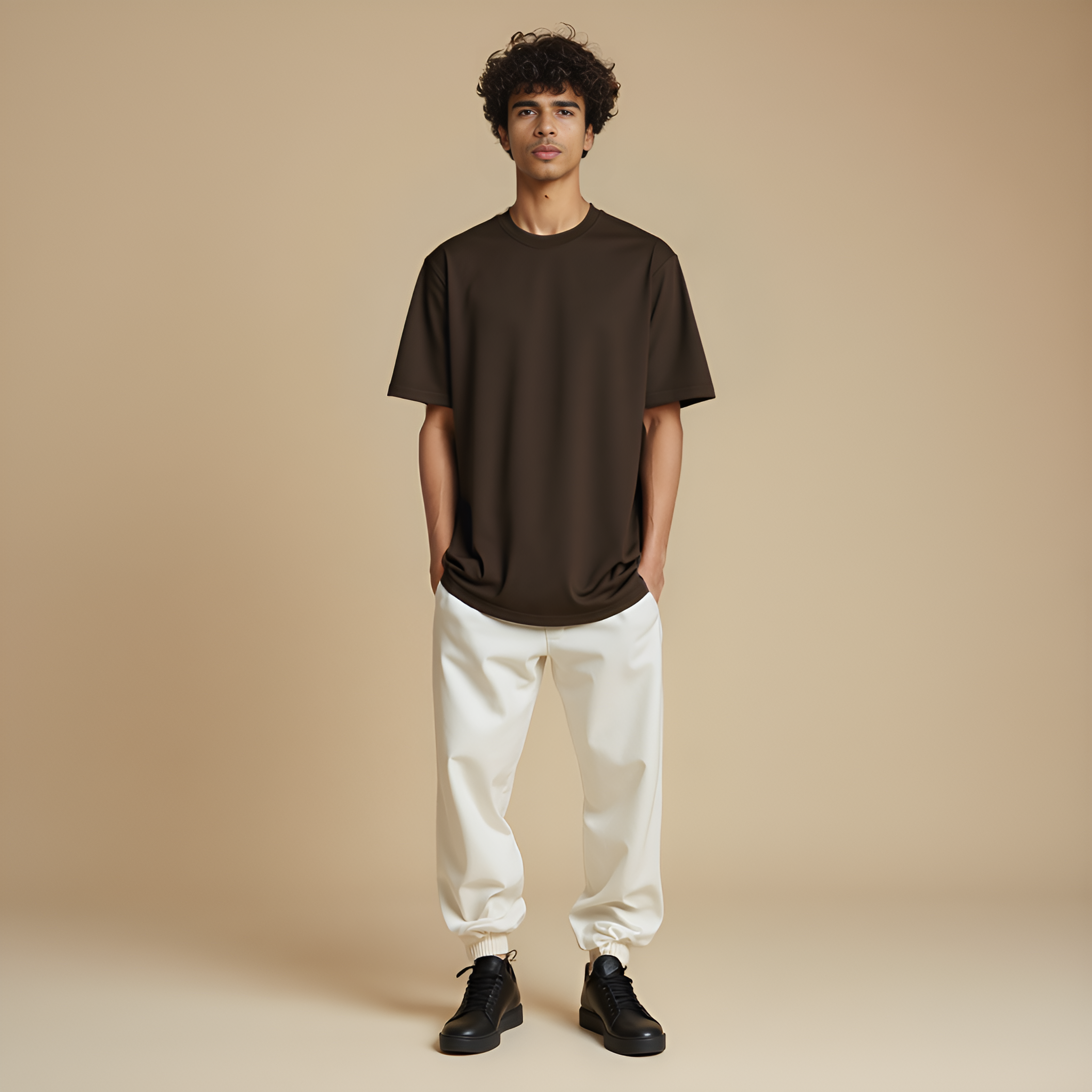 Chocolate Brown Over Sized T-shirt