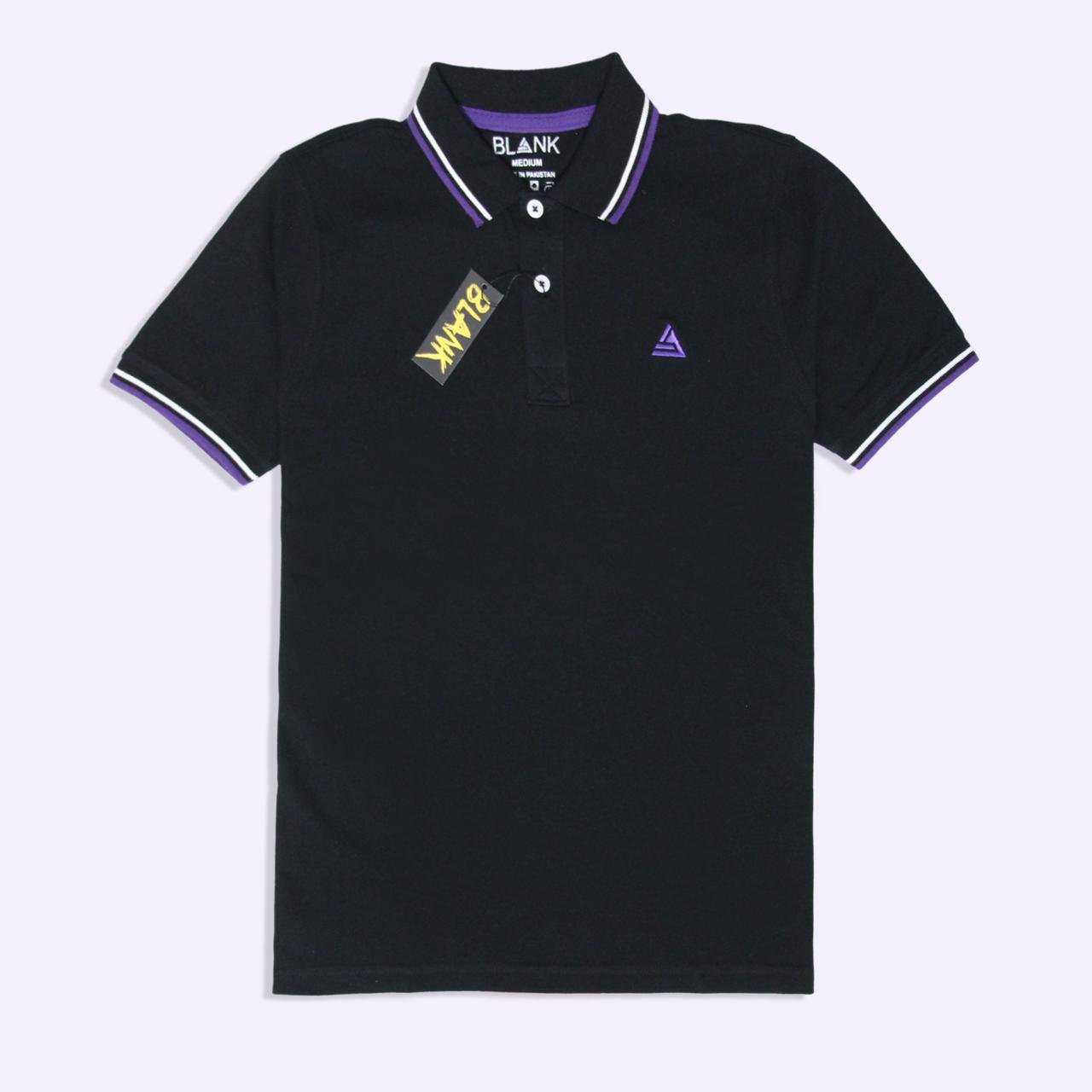 Black Pique Classic Polo Shirt