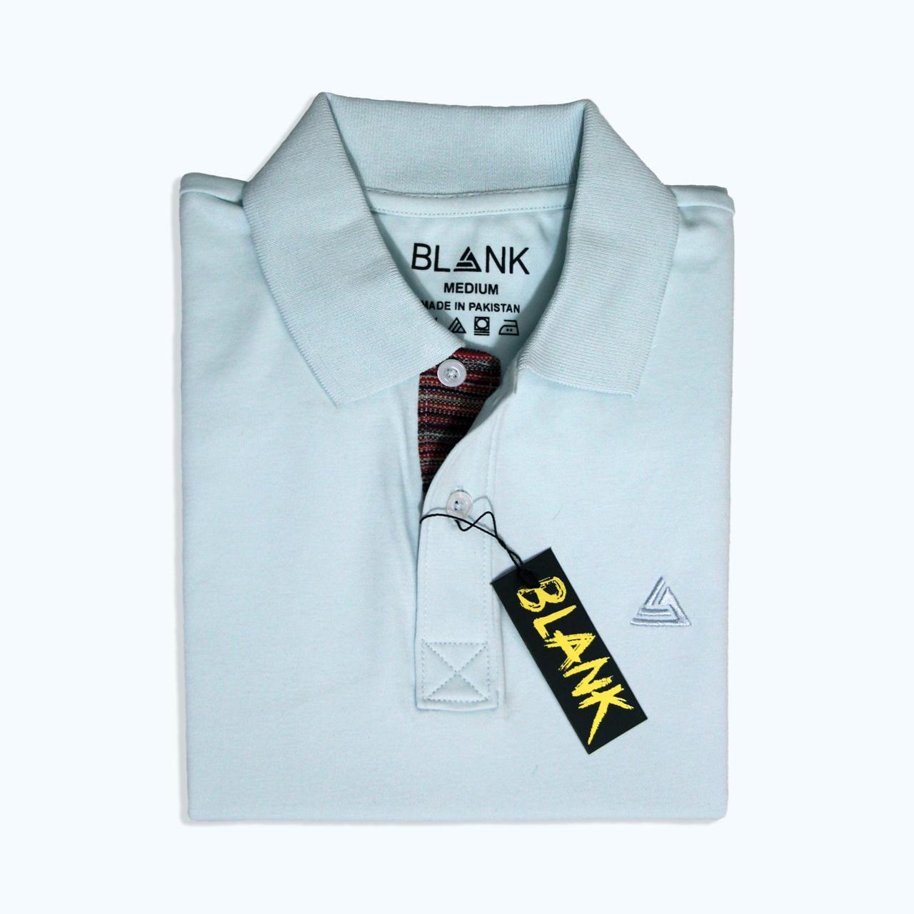 Aqua Blue Interlock Executive Polo Shirt