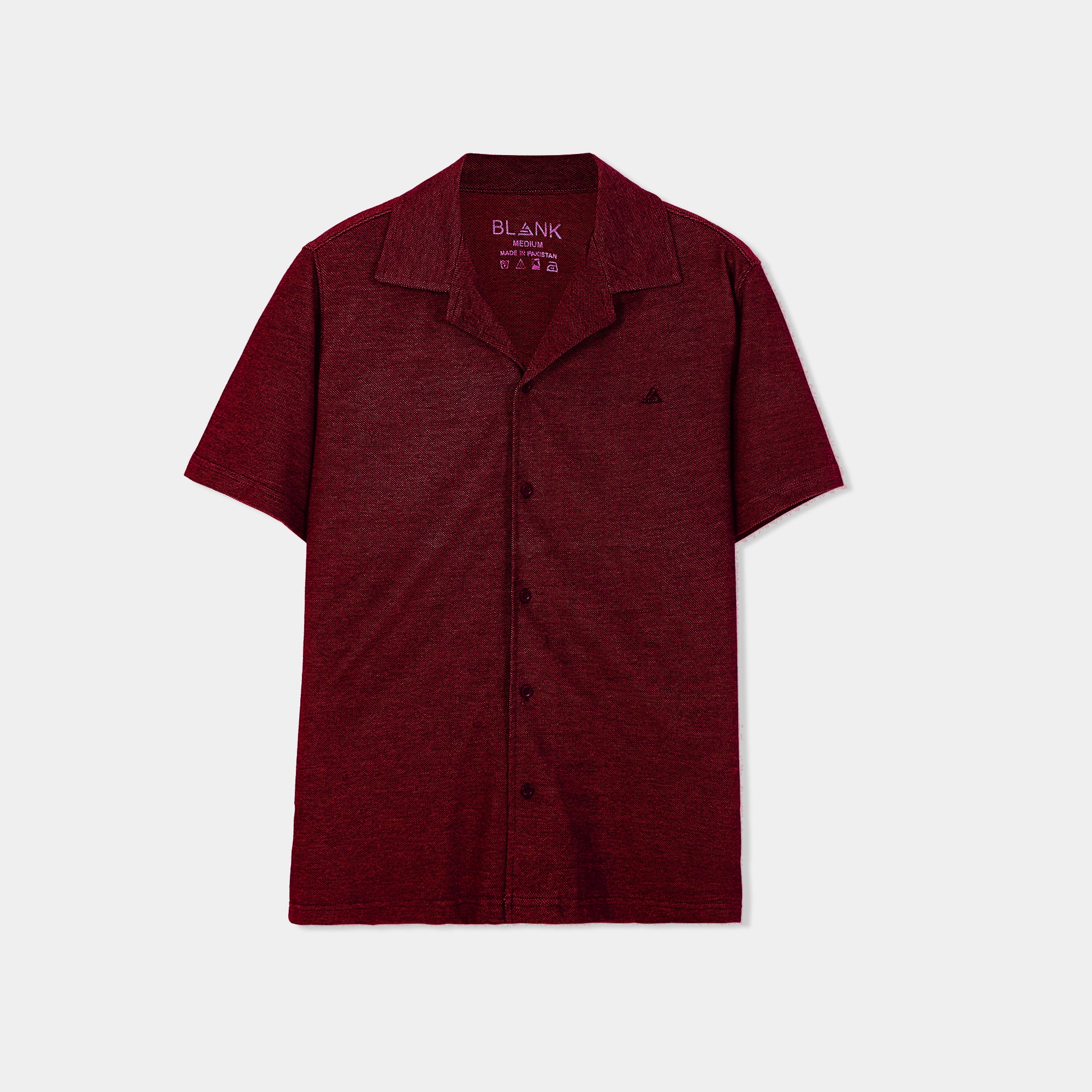 Maroon Button Down Shirt