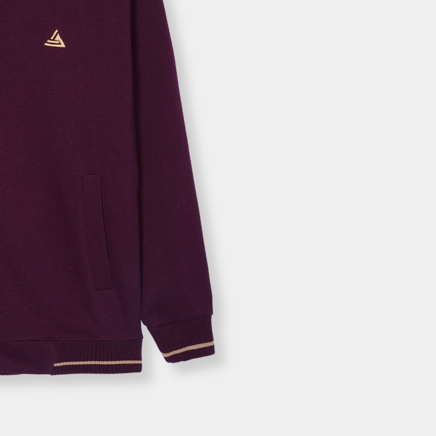 Maroon Fleece Jacket