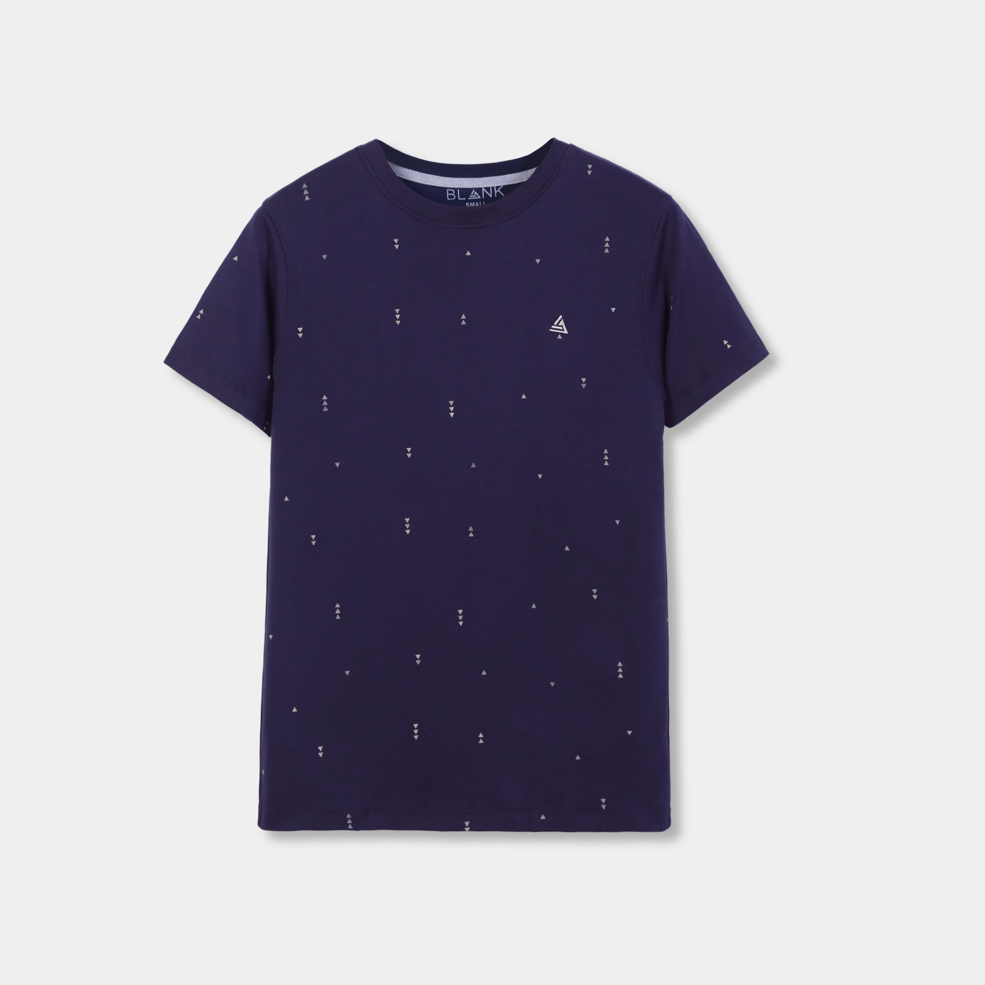 Navy printed t shirt