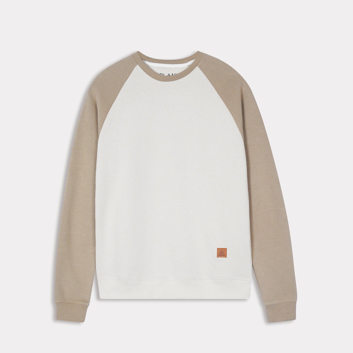 Coffee Raglan Flat Back Rib Sweatshirt