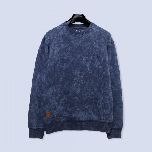 Denim Blue Acid Wash Sweatshirt