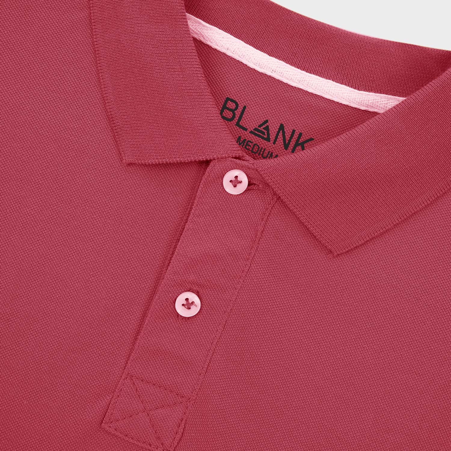 Coral Pink Polo Shirt