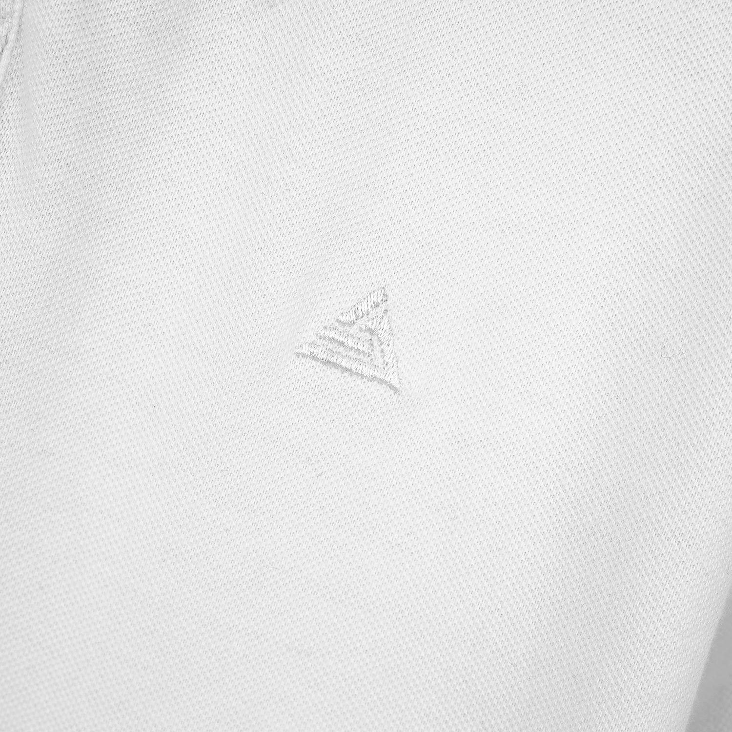 White Contrast Polo