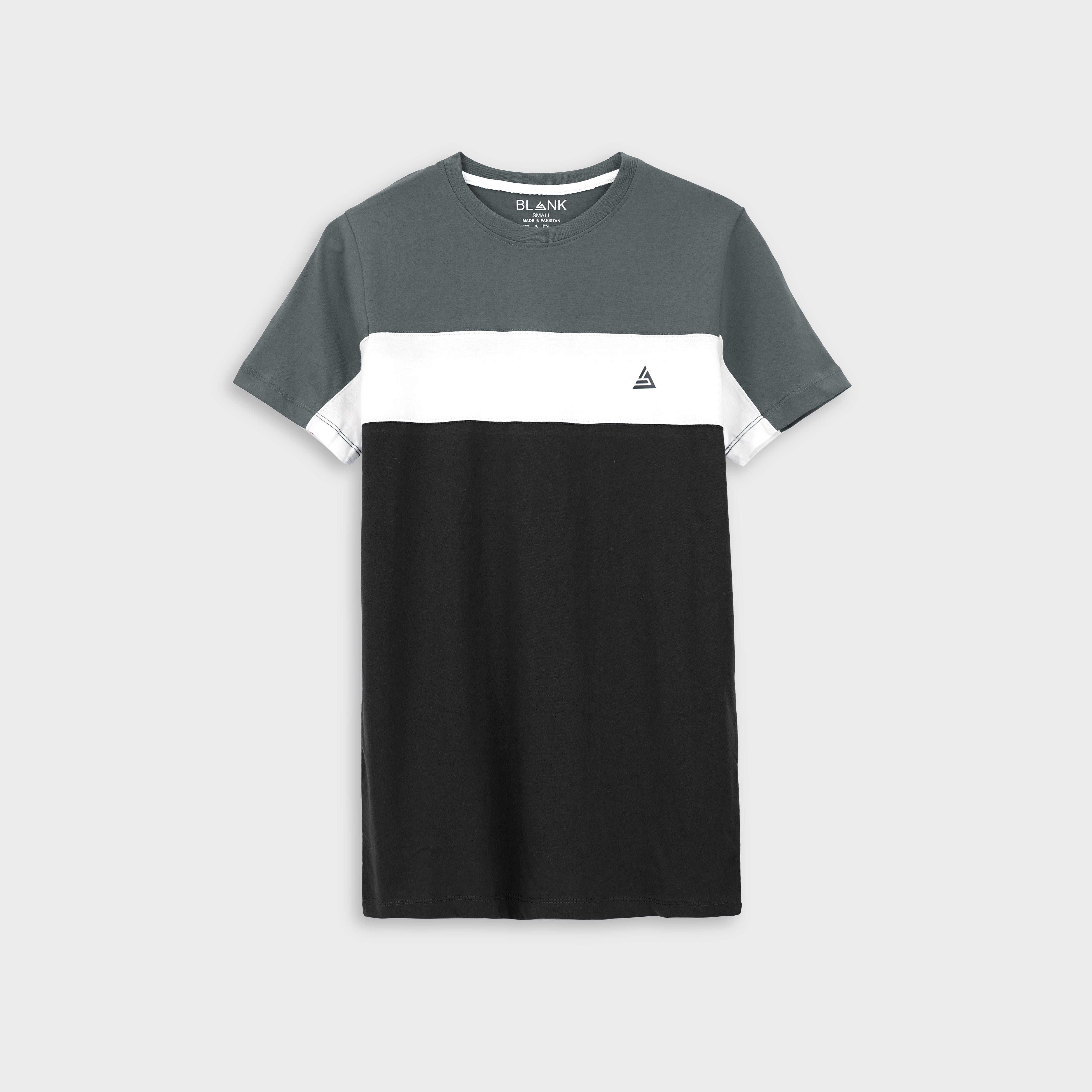 Colorblock Grey & Black T-shirt