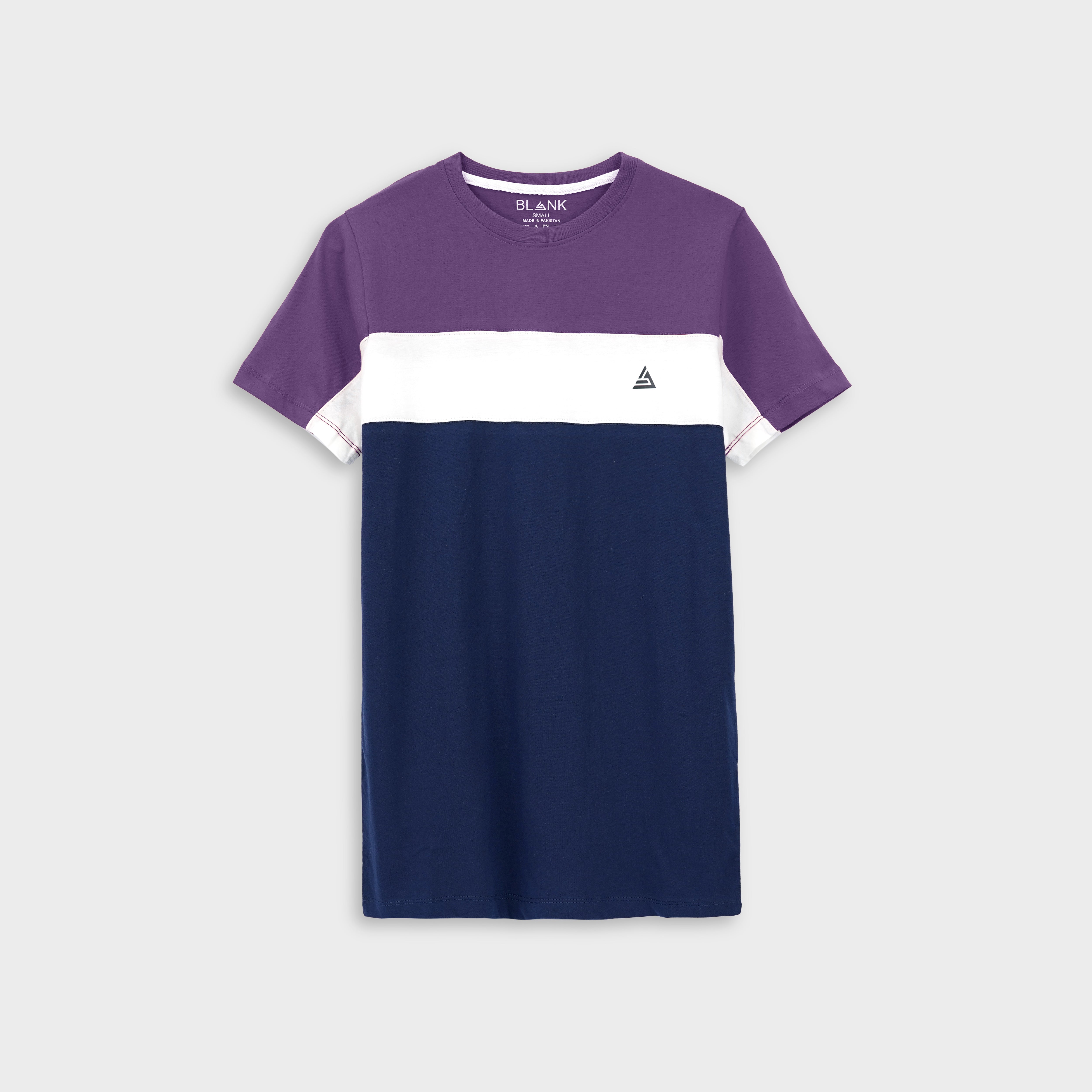 Colorblock Purple & Blue T-shirt