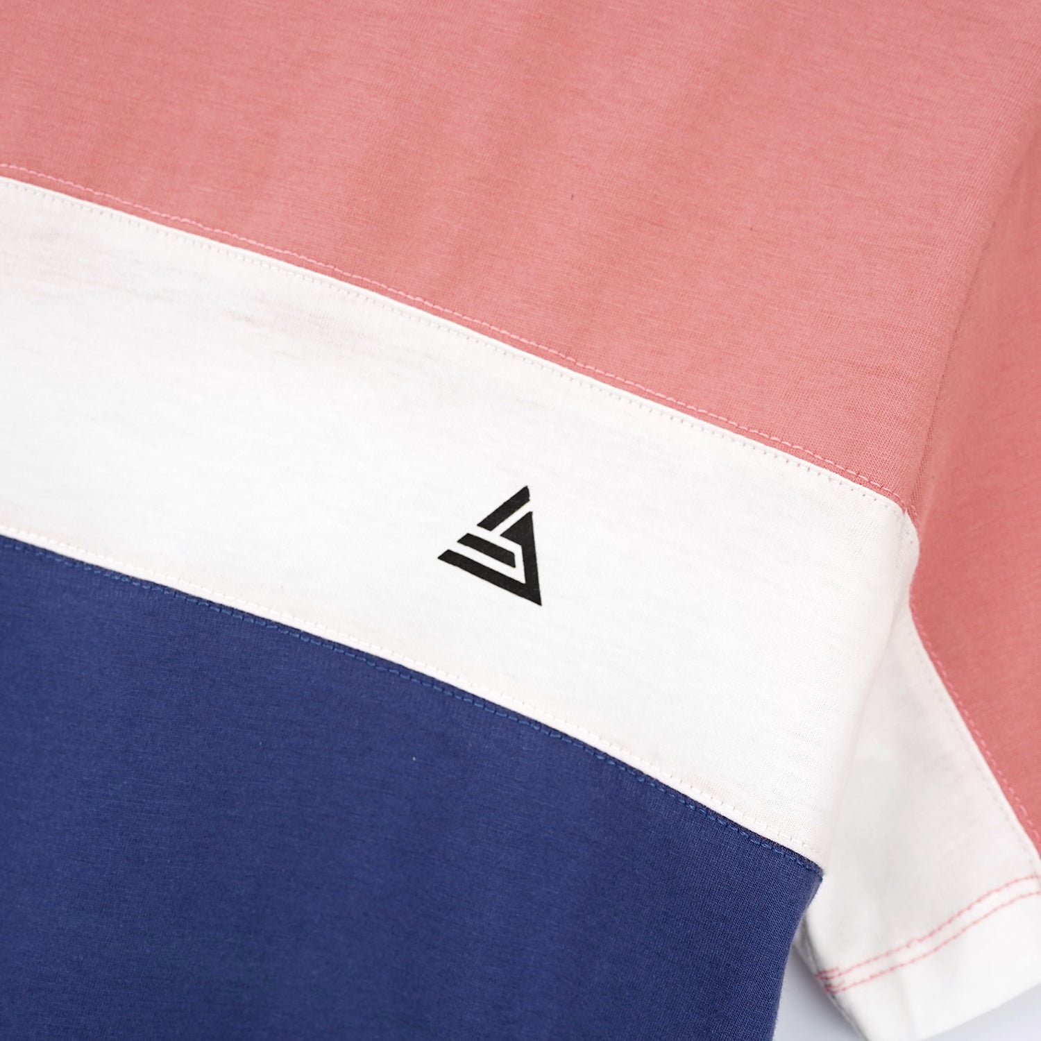 Colorblock Pink & Blue T-Shirt