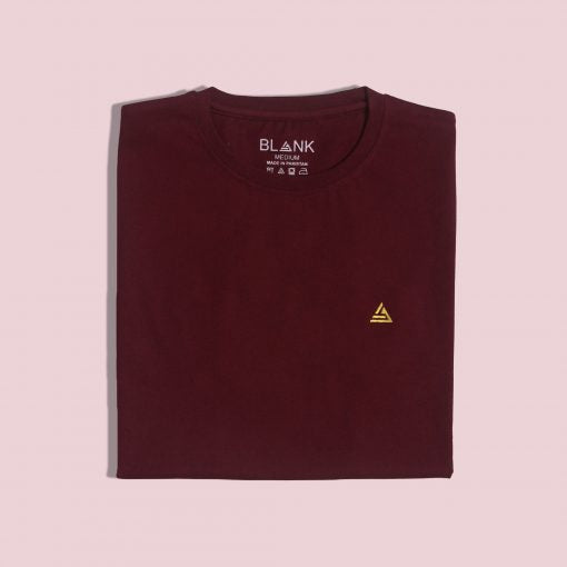 Maroon Crew Neck.      Regular fit