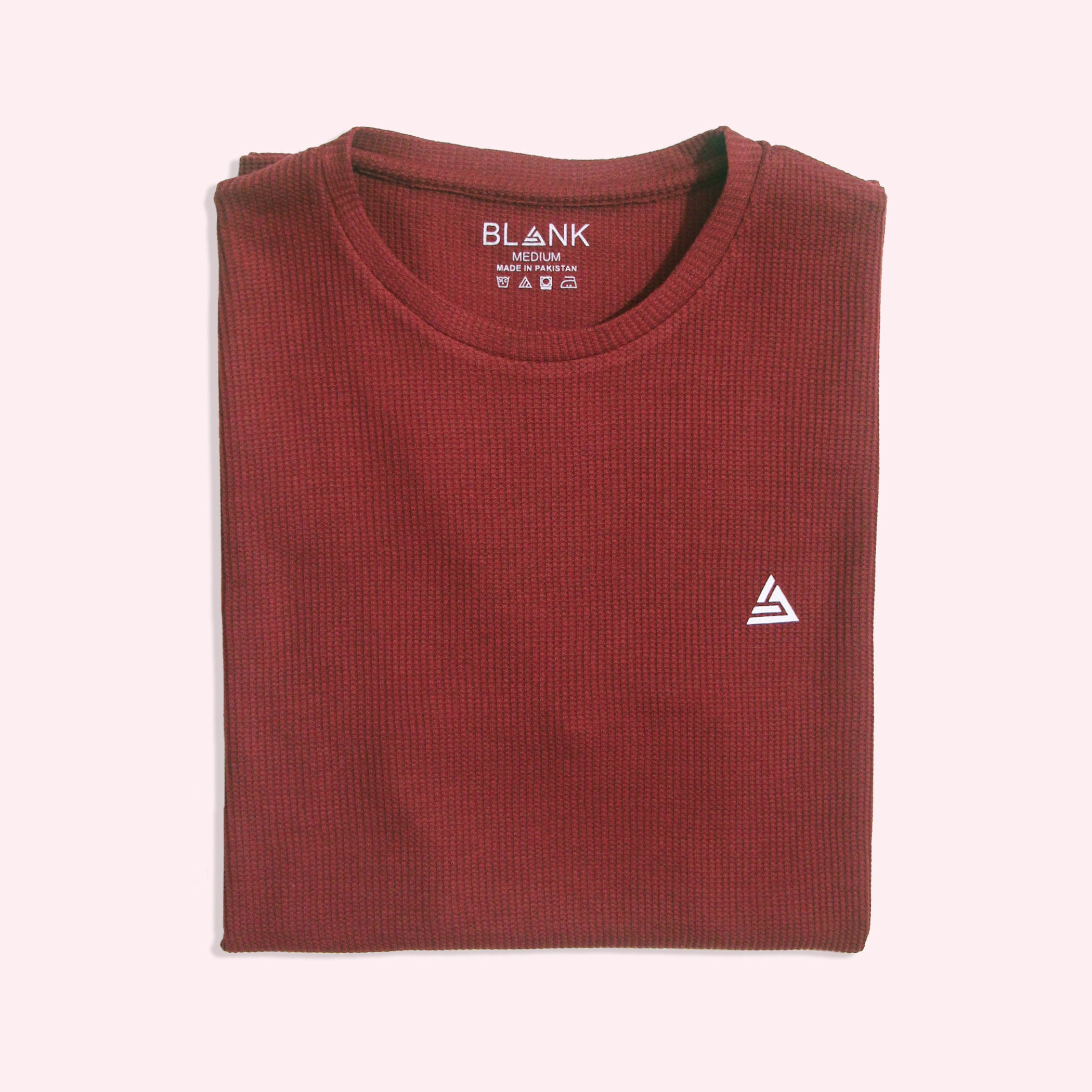 Rose Wood Textured Crew Neck