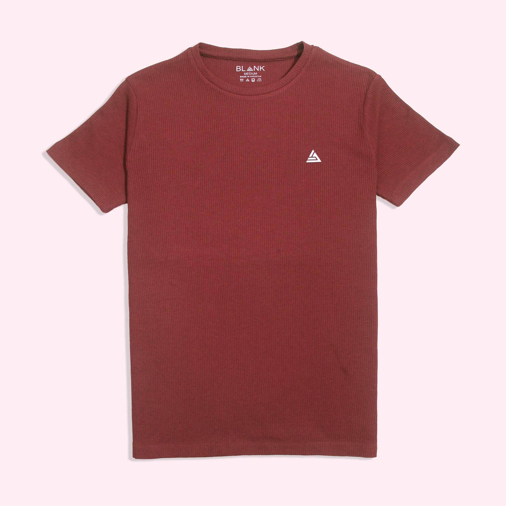 Rose Wood Textured Crew Neck