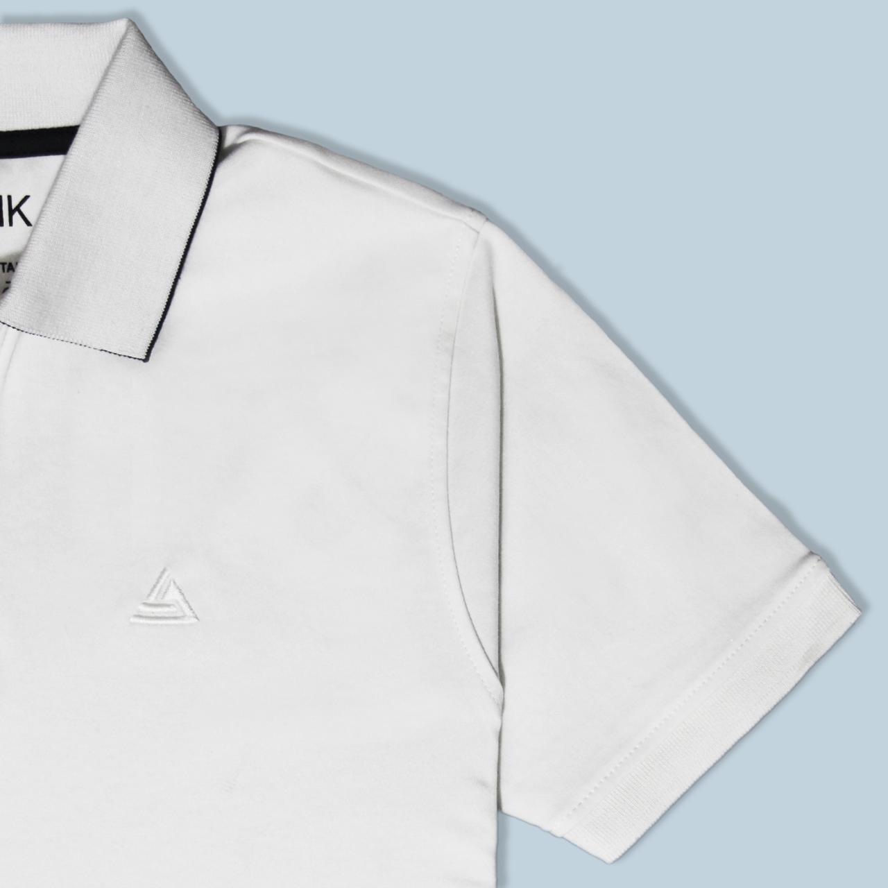 Off White Executive Polo Shirt