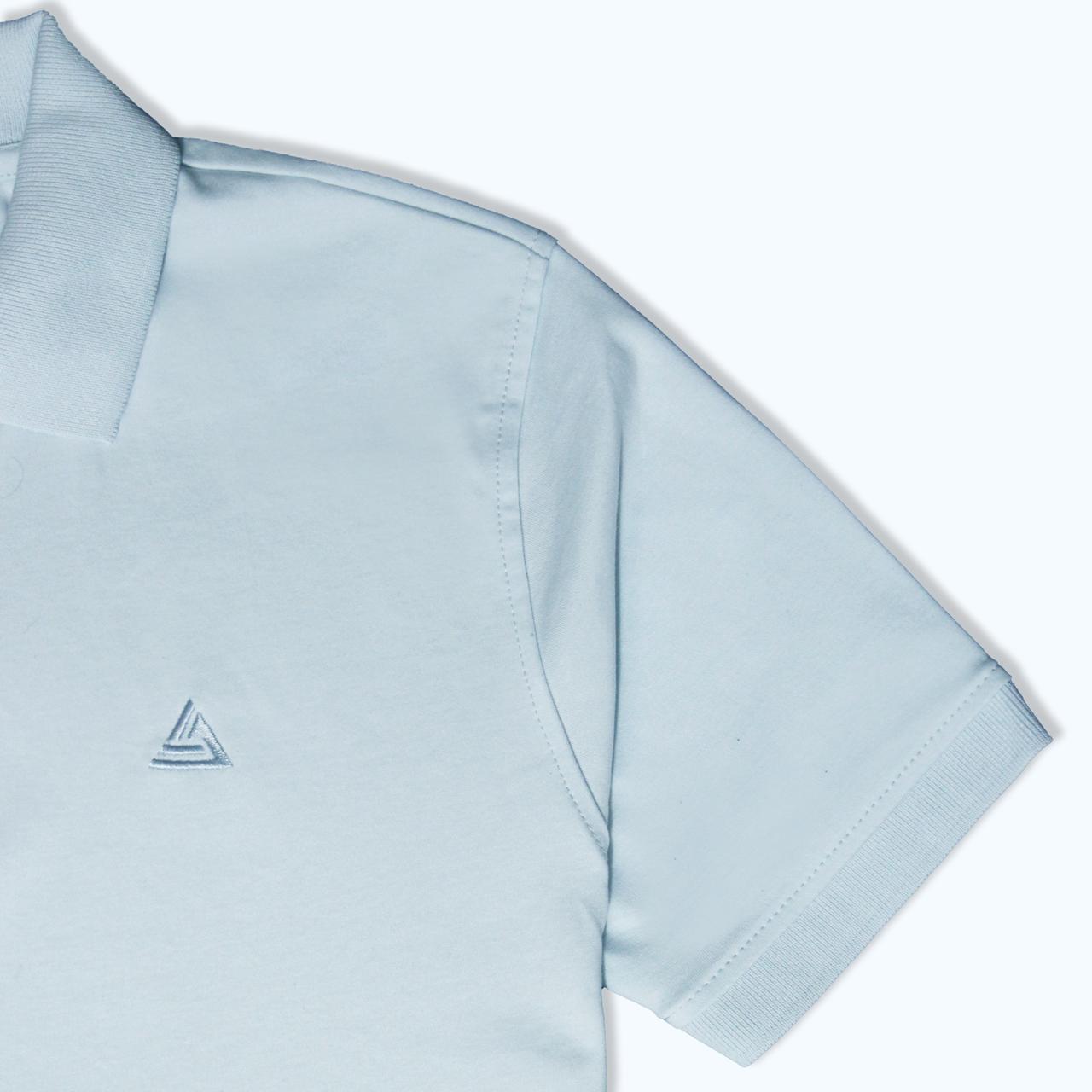 Aqua Blue Executive Polo Shirt