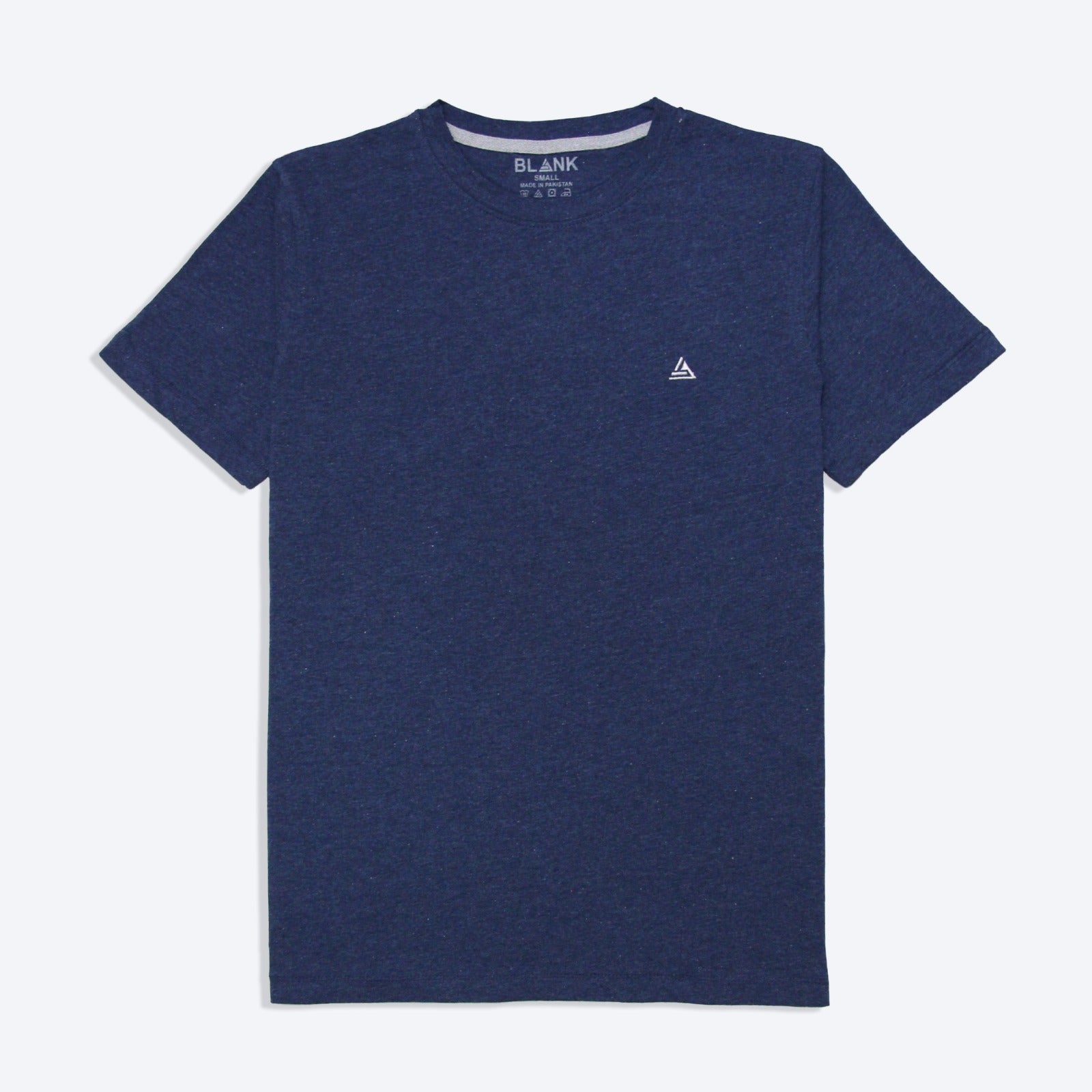 Blue Melange Crew Neck