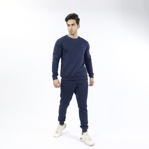 Navy Blue Fleece Sweatshirt