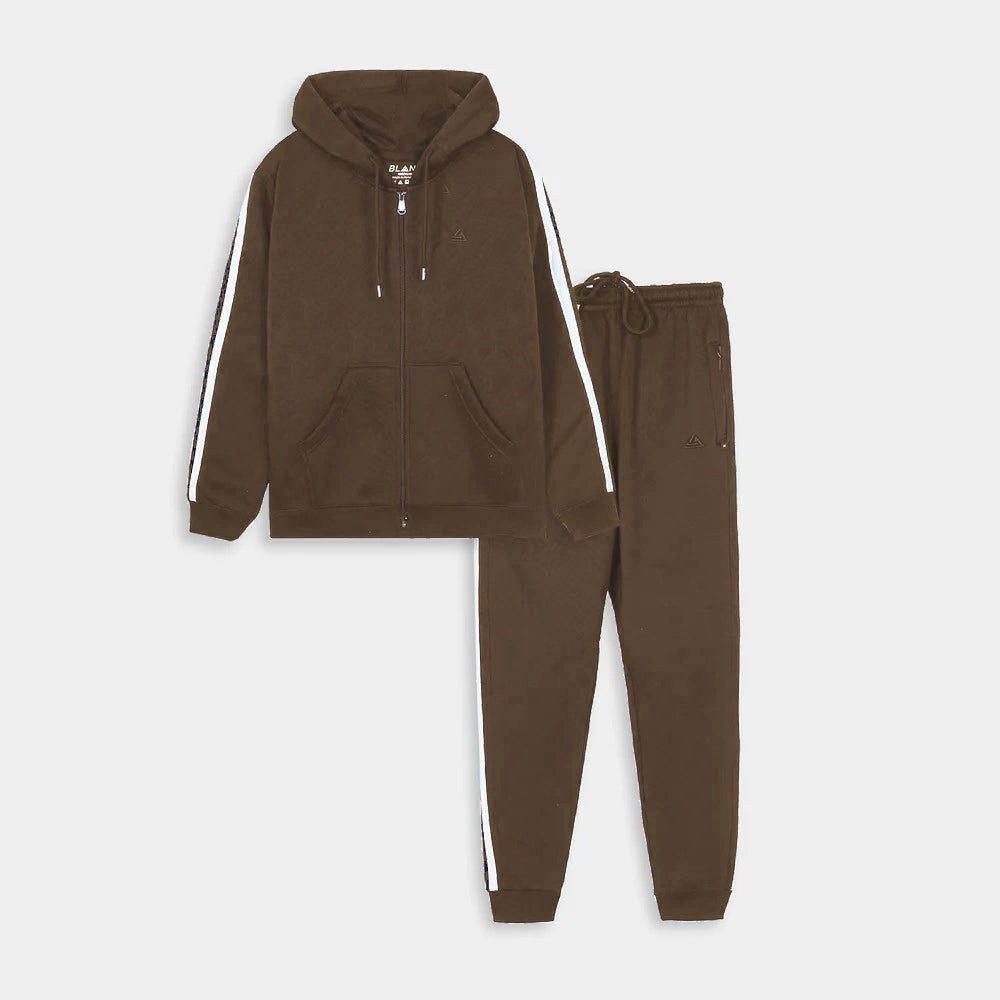 Brown Fleece Tracksuit