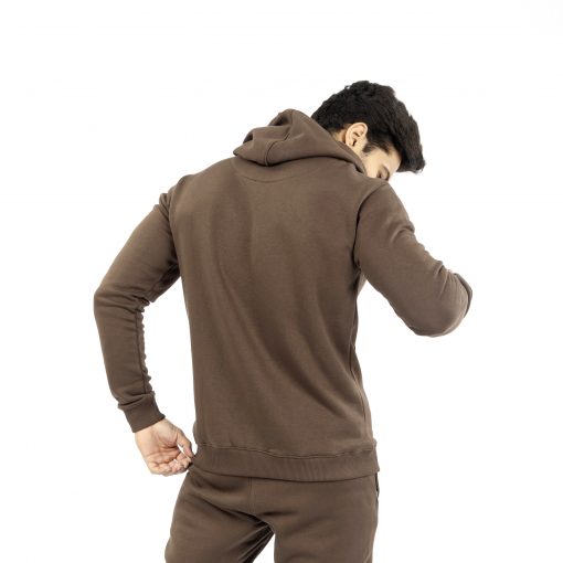 Chocolate Brown Zipper Hoodie