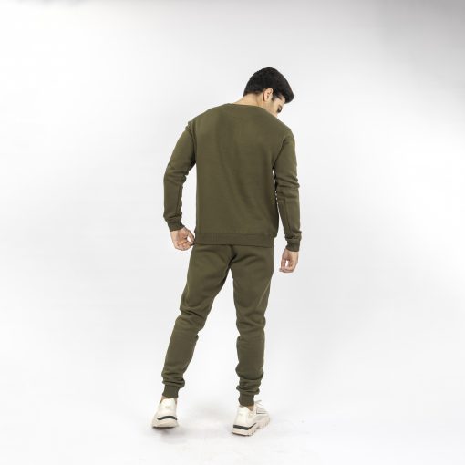 Olive Green Fleece Sweatshirt