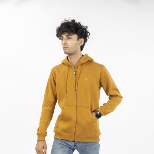 Mustard Zipper Hoodie