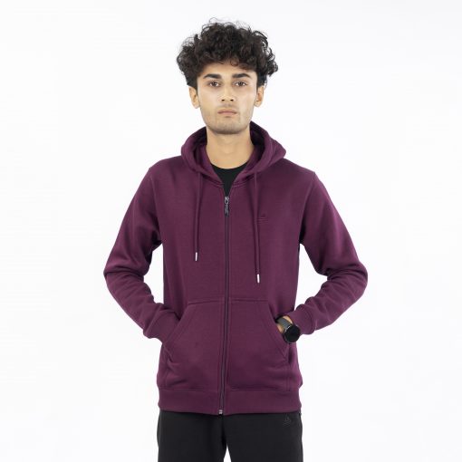 Plum Zipper Hoodie