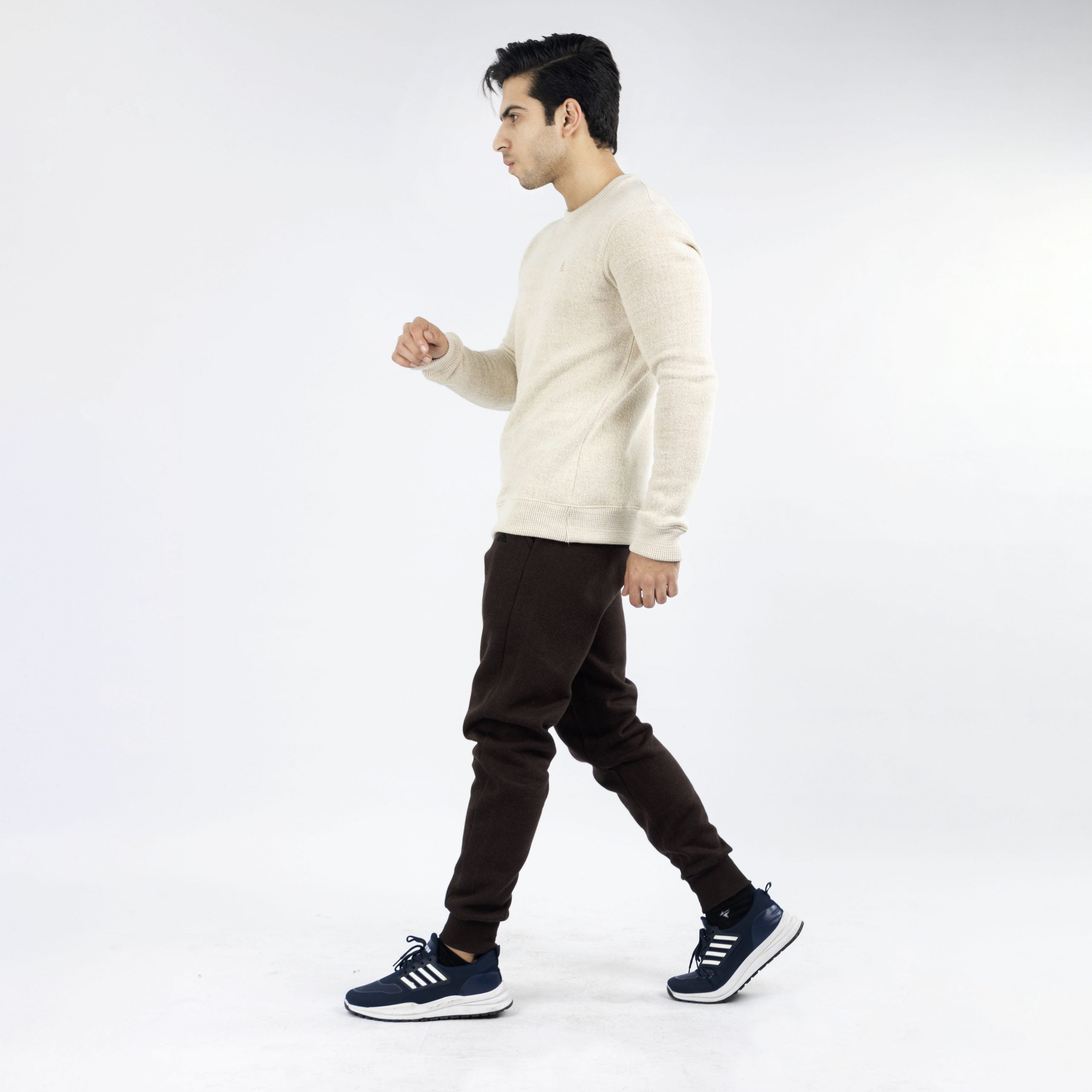 Brown Regular Fit Trousers