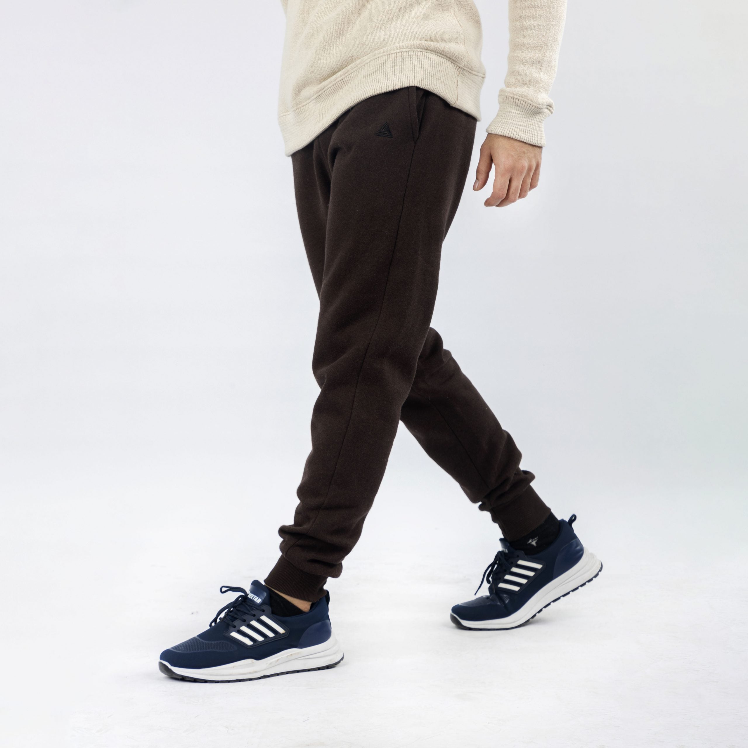 Brown Regular Fit Trousers