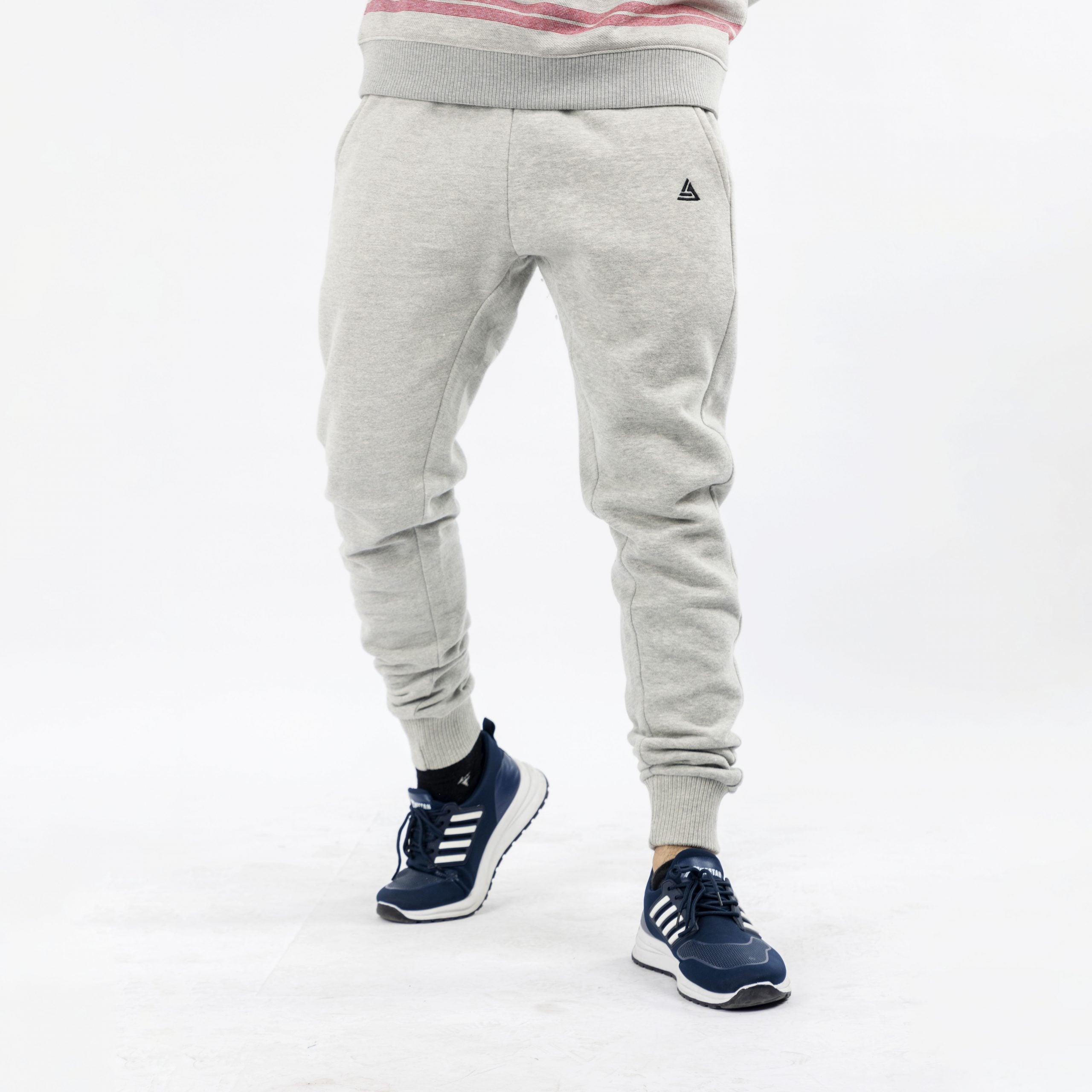 Heather Grey Regular Fit Trousers